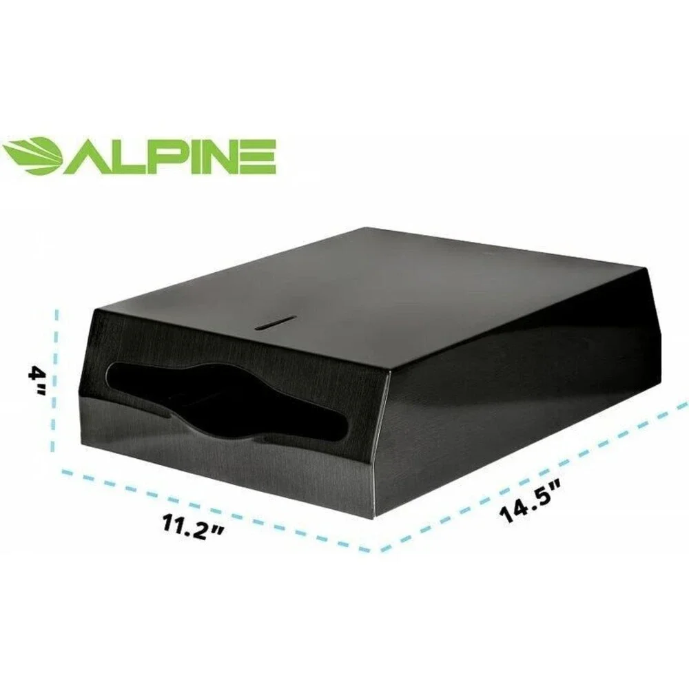 Alpine Ind. ALP480-AN Brushed Antique Nickel Stainless Steel Towel Dispenser